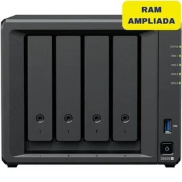Synology DiskStation DS925+/16G NAS 4 Bahías 3.5"-2.5" Torre con 16GB DDR4, 2 Puertos 2.5GbE, 2 Ranuras M.2 NVMe, Ampliable a 180TB con DX525